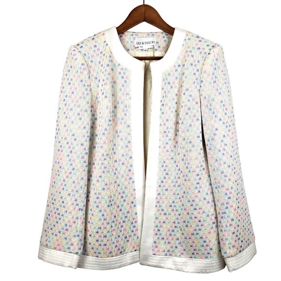Vintage Lily & Taylor Knit Jacket -10 - Picture 1 of 10